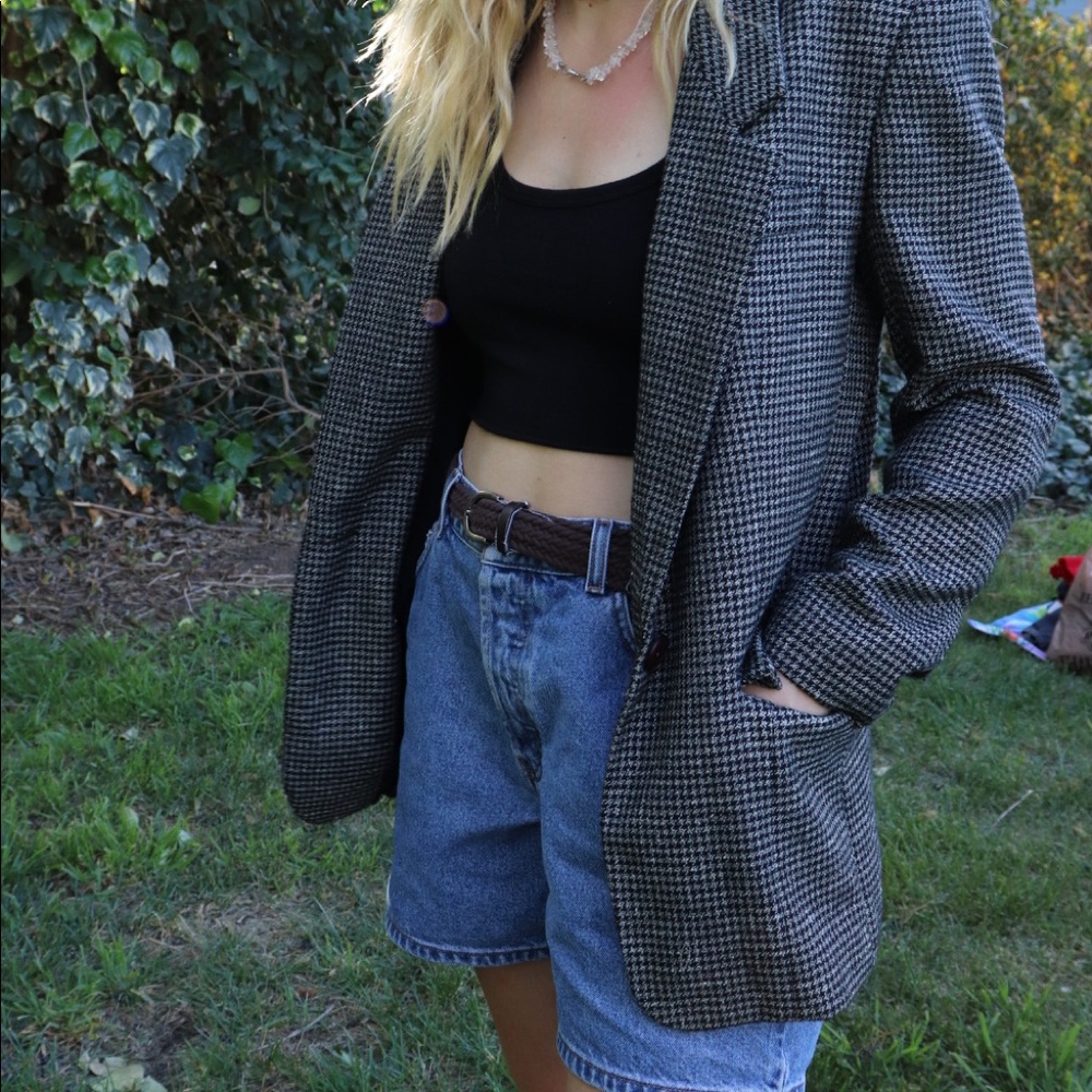 Vintage checkered blazer!!